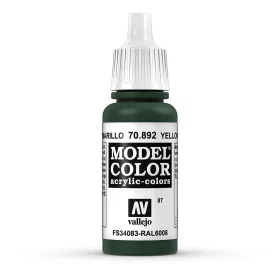   Vallejo 70892 Yellow Olive - 17 ml (Model Color) (87) akril makett festék