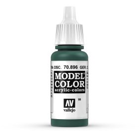   Vallejo 70896 German Camouflage Extra Dark Green - 17 ml (Model Color) (99) akril makett festék