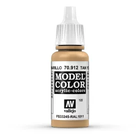   Vallejo 70912 Tan Yellow - 17 ml (Model Color) (122) akril makett festék