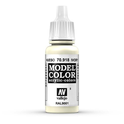 Vallejo 70918 Ivory - 17 ml (Model Color) (5) akril makettfesték