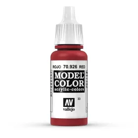   Vallejo 70926 Red - 17 ml (Model Color) (33) akril makett festék
