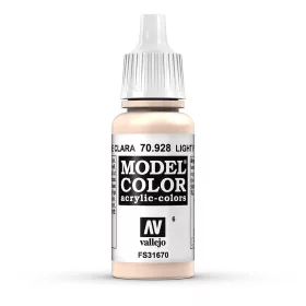   Vallejo 70928 Light Flesh - 17 ml (Model Color) (6) akril makett festék