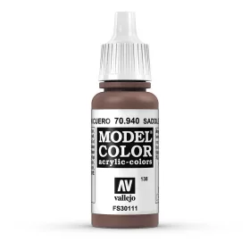   Vallejo 70940 Saddle Brown - 17 ml (Model Color) (138) akril makett festék