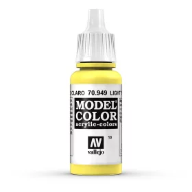   Vallejo 70949 Light Yellow - 17 ml (Model Color) (10) akril makett festék