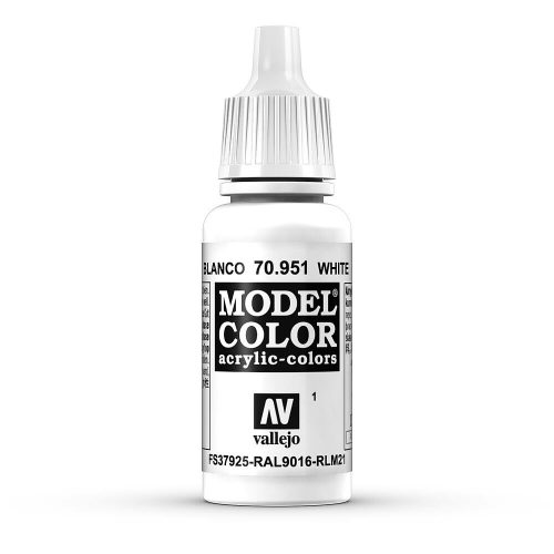 Vallejo 70951 White - 17 ml (Model Color) - akril makettfesték (1)