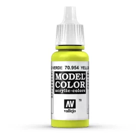   Vallejo 70954 Yellow Green - 17 ml (Model Color) (78) akril makett festék