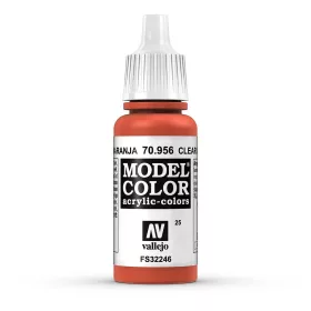   Vallejo 70956 Clear Orange - 17 ml (Model Color) (25) akril makett festék