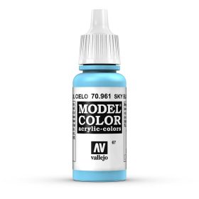   Vallejo 70961 Sky Blue - 17 ml (Model Color) (67) akril makett festék