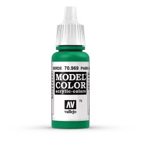   Vallejo 70969 Park Green Flat - 17 ml (Model Color) (73) akril makett festék