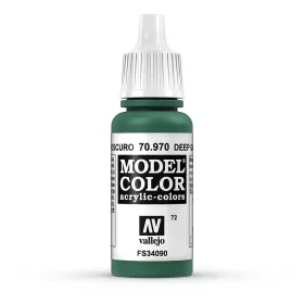   Vallejo 70970 Deep Green - 17 ml (Model Color) (72) akril makett festék