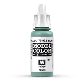   Vallejo 70972 Light Green Blue - 17 ml (Model Color) (107) akril makett festék