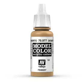   Vallejo 70977 Desert Yellow - 17 ml (Model Color) (125) akril makett festék