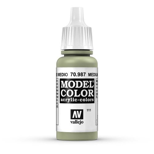Vallejo 70987 Medium Grey - 17 ml (Model Color) (111) akril makettfesték