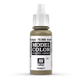   Vallejo 70988 Khaki - 17 ml (Model Color) (115) akril makett festék