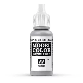   Vallejo 70989 Sky Grey - 17 ml (Model Color) (154) akril makett festék