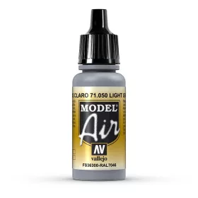   Vallejo 71050 Light Grey, 17 ml (Model Air) akril makett festék