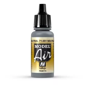   Vallejo 71051 Barley Grey, 17 ml (Model Air) akril makett festék