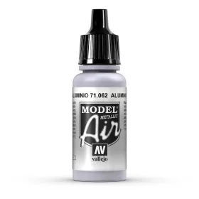   Vallejo 71062 Aluminium, Metallic, 17 ml (Model Air) akril makett festék