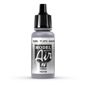   Vallejo 71072 Gungrey, Metallic, 17 ml (Model Air) akril makett festék