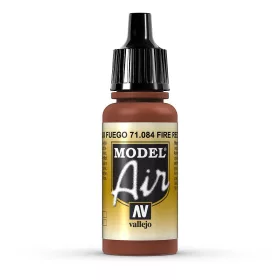   Vallejo 71084 Fire Red, 17 ml (Model Air) akril makett festék