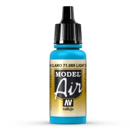   Vallejo 71089 Light Sea Blue, 17 ml (Model Air) akril makett festék
