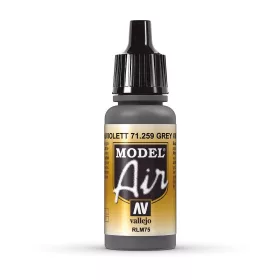   Vallejo 71259 Grey Violet RLM75, 17 ml (Model Air) akril makett festék