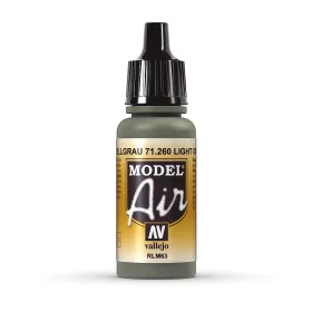   Vallejo 71260 Light Grey RLM63, 17 ml (Model Air) akril makett festék
