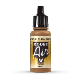   Vallejo 71278 Sand Yellow RLM79, 17 ml (Model Air) akril makett festék