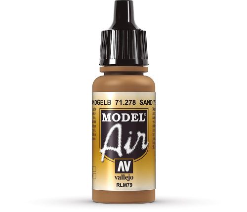 Vallejo 71278 Sand Yellow RLM79, 17 ml (Model Air) akril makettfesték