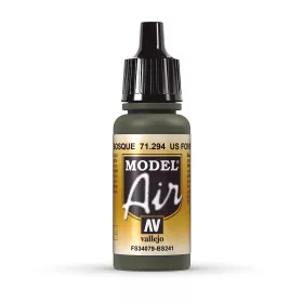   Vallejo 71294 US Forest Green (FS34079 / BS241), 17 ml (Model Air) akril makett festék