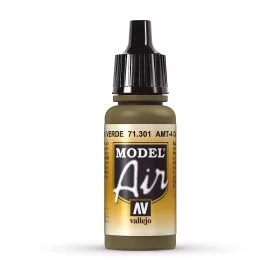   Vallejo 71301 AMT-4 Camo Green, 17 ml (Model Air) akril makett festék