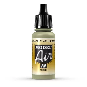  Vallejo 71401 UK BSC28 Silver Grey, 17 ml (Model Air) akril makett festék