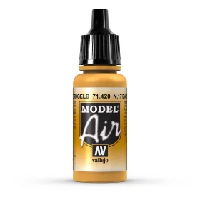   Vallejo 71420 Nº 17 Earth Yellow, 17 ml (Model Air) akril makett festék