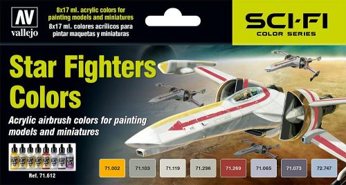 Vallejo 71612 Color-Set, Star Fighters Colors, 8x17 ml (Model Air)