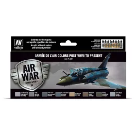  Vallejo 71627 Color-Set, Armée de l’Air colors post WWII to present, 8x17 ml (Model Air)