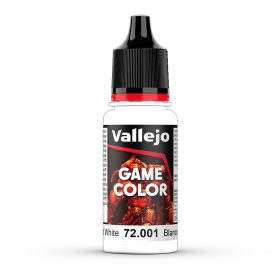   Vallejo 72001 Dead White, 17 ml (Game Color) akril makett festék