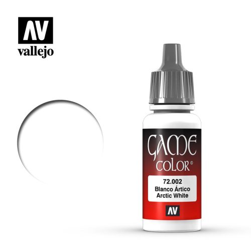 Vallejo 72002 Arctic White, 17 ml (Game Color) akril makett festék