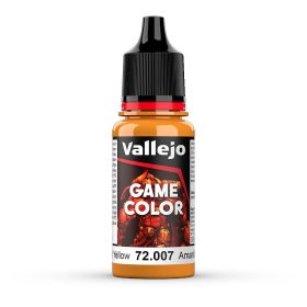   Vallejo 72007 Gold Yellow, 17 ml (Game Color) akril makett festék