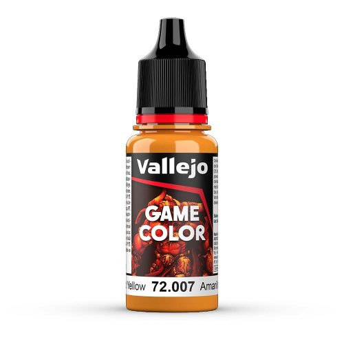 Vallejo 72007 Gold Yellow, 17 ml (Game Color) akril makett festék