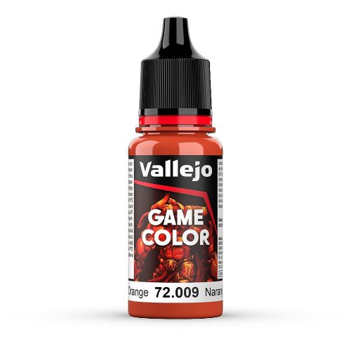 Vallejo 72009 Hot Orange, 17 ml (Game Color) akril makett festék