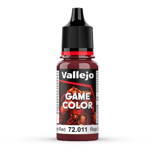 Vallejo 72011 Gory Red, 17 ml (Game Color) akril makett festék