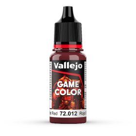   Vallejo 72012 Scarlet Red, 17 ml (Game Color) akril makett festék