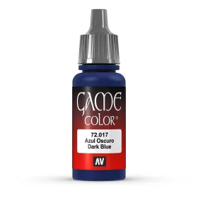  Vallejo 72017 Dark Blue, 17 ml (Game Color) akril makett festék