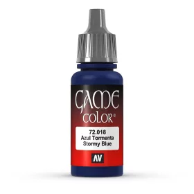   Vallejo 72018 Stormy Blue, 17 ml (Game Color) akril makett festék
