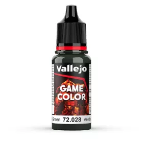   Vallejo 72028 Dark Green, 17 ml (Game Color) akril makett festék