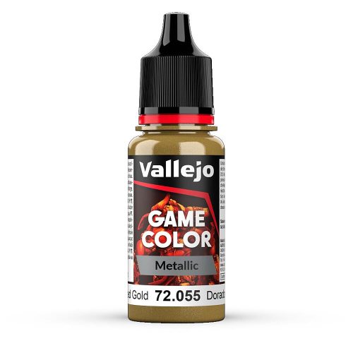 Vallejo 72055 Polished Gold, 17 ml (Game Color) akril makettfesték