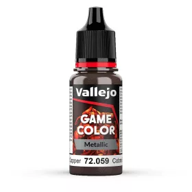  Vallejo 72059 Hammered Copper, 17 ml (Game Color) akril makett festék