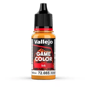   Vallejo 72085 Yellow Ink, 17 ml (Game Color) akril makett festék