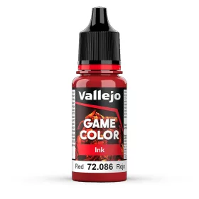   Vallejo 72086 Red Ink, 17 ml (Game Color) akril makett festék