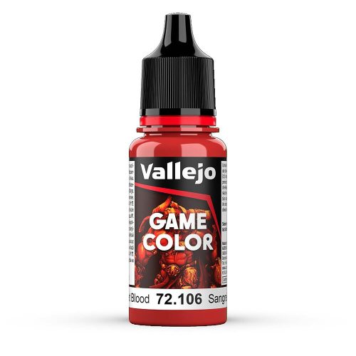 Vallejo 72106 Scarlet Blood, 17 ml (Game Color) akril makettfesték